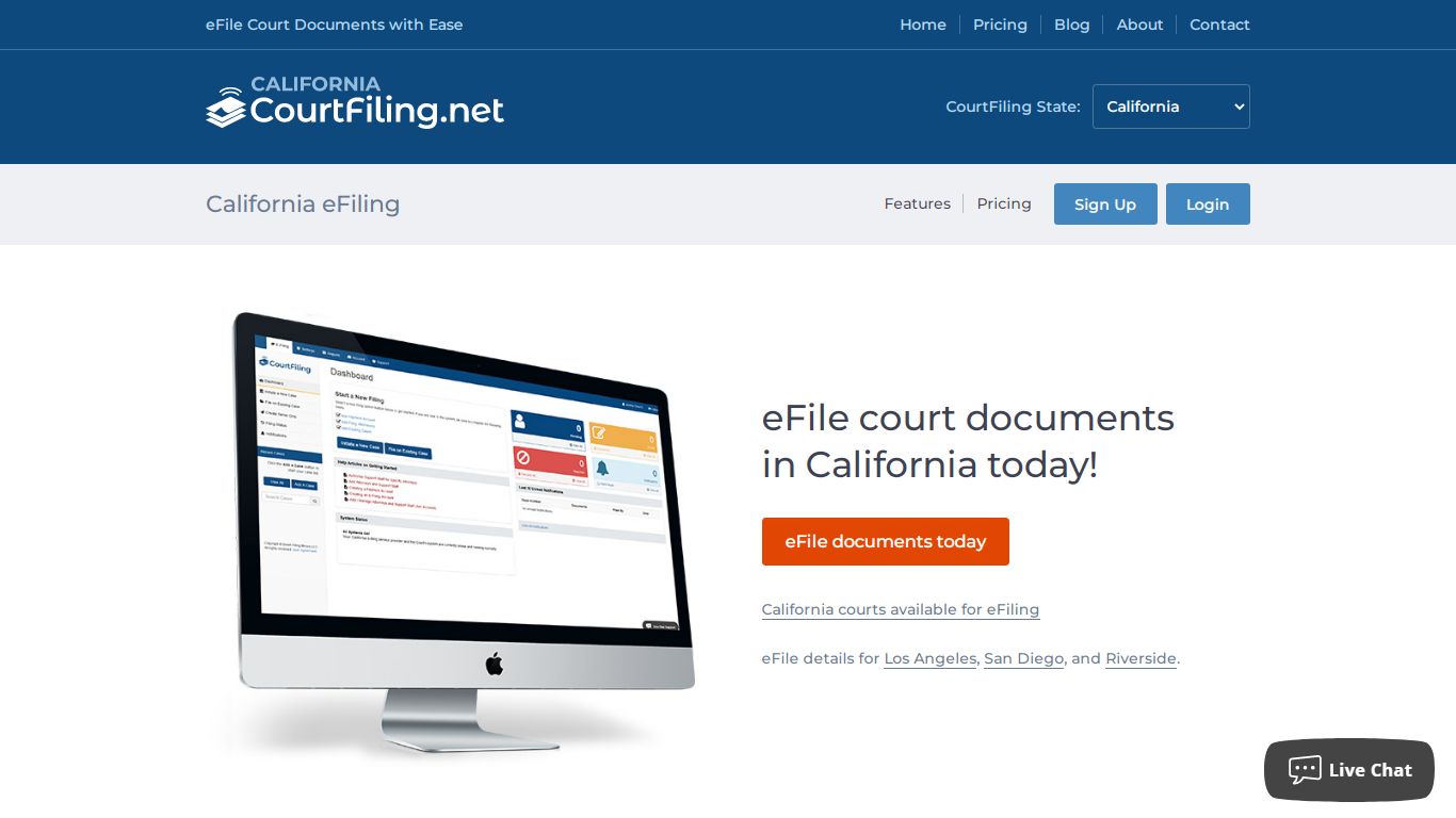 California eFile: Court Filing Services for CA - CourtFiling.net